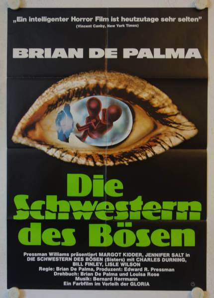 Sisters original release german movie poster